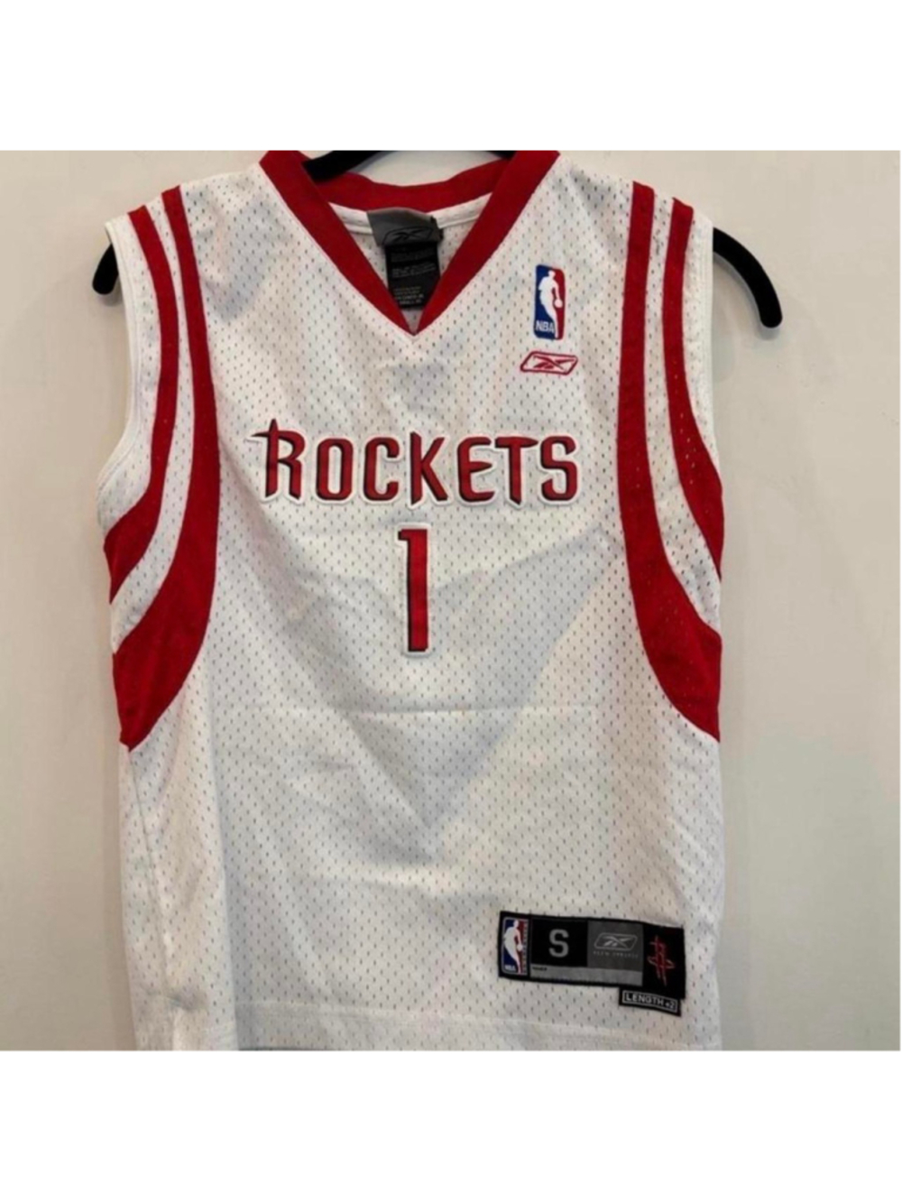 Tracy McGrady Houston Rockets Reebok NBA Jersey White Size S +2 #A70
Official R